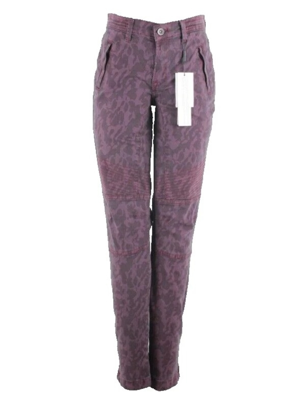Calvin Klein Jeans Purple Printed Skinny Trousers